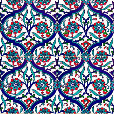 20x20 Çini Seramik Karo – Mozaik Çini – CSK-023