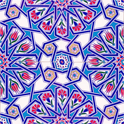 20x20 Çini Seramik Karo – Kütahya Çinisi – CSK-007