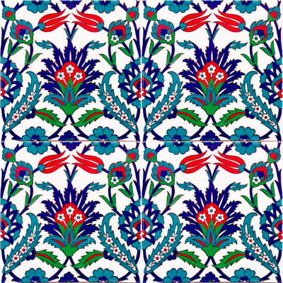 20x20 Çini Seramik Karo – Duvar Çinisi – CSK-003