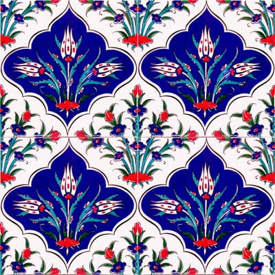 20x20 Çini Seramik Karo – Duvar Çinileri – CSK-004