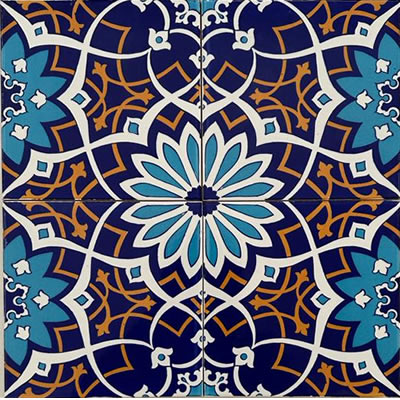 20x20 Çini Seramik Karo – Kütahya Çinileri – CSK-050