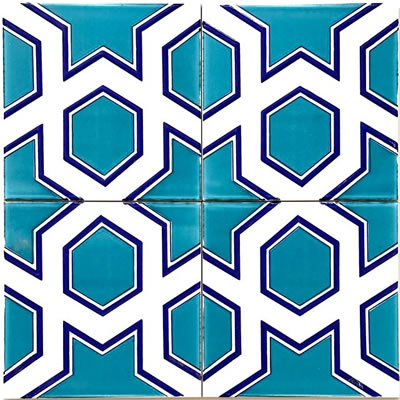 20x20 Çini Seramik Karo – Selçuklu Yıldızı Çini – CSK-011