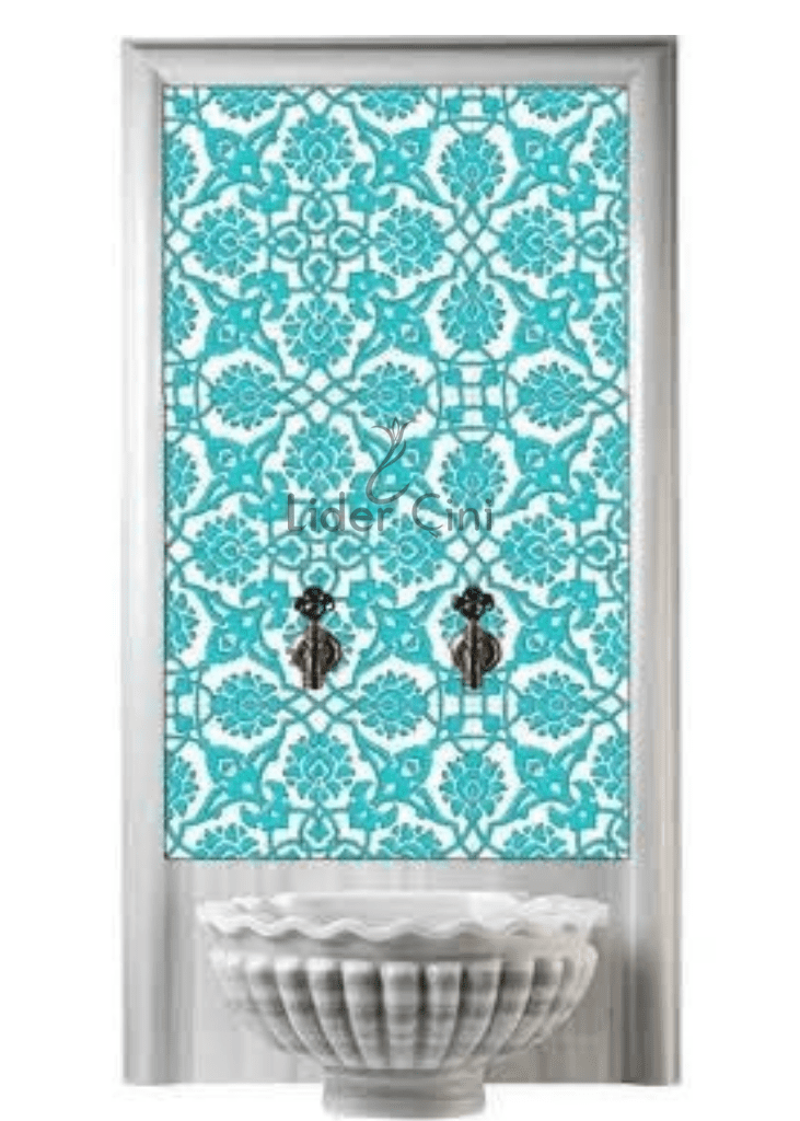 Kurna Arkası Çini Pano- Hamam Çini Pano - KAP-120