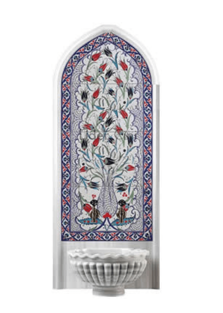Kurna Arkası Çini Pano- Lalezar Çini Pano - KAP-002