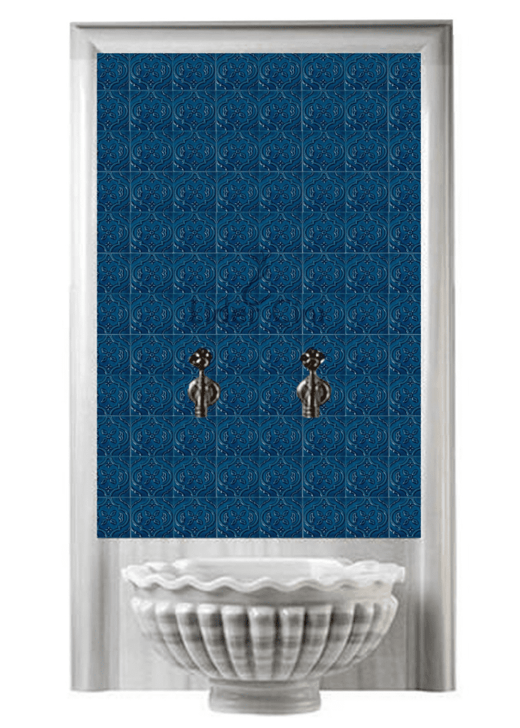Kurna Arkası Çini Pano- Banyo Çini Seramik - KAP-023