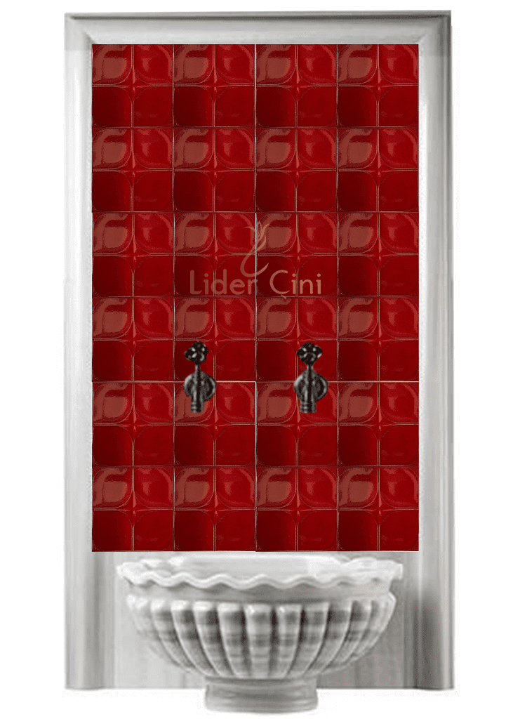 Kurna Arkası Çini Pano- Türk Hamam Çini - KAP-030