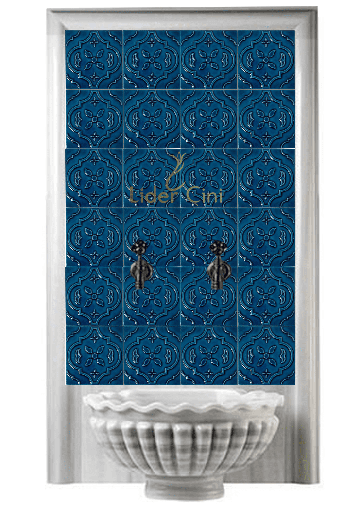 Kurna Arkası Çini Pano- Hamam Çini Fiyatları - KAP-036