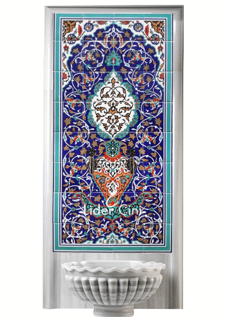 Kurna Arkası Çini Pano- Osmanlı Hamam Seramikleri - KAP-056