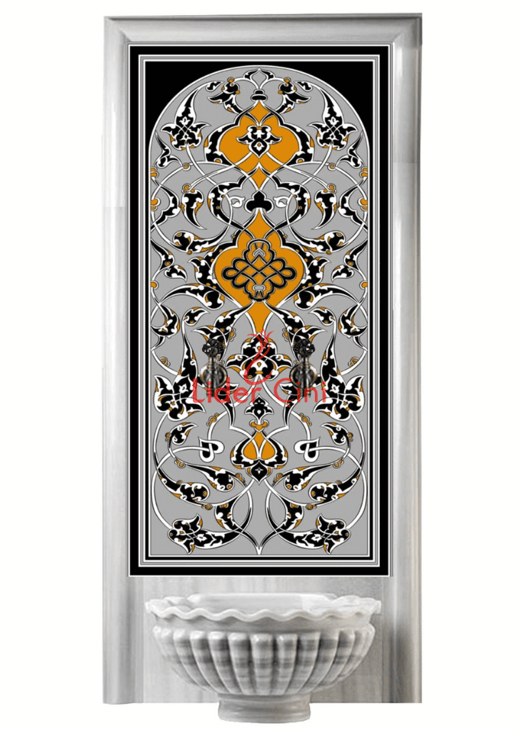Kurna Arkası Çini Pano- Türk Hamam Seramikleri - KAP-063