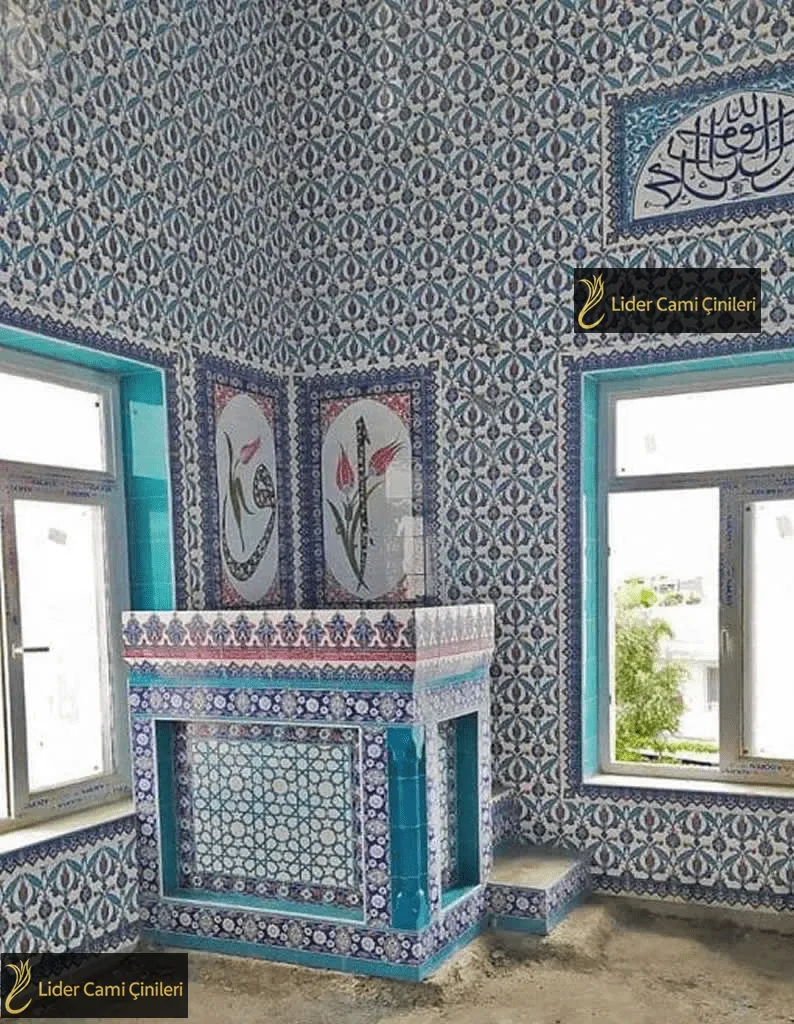 Çini Kürsü – Mavi Tonlarda Kütahya Çini – KRS-012