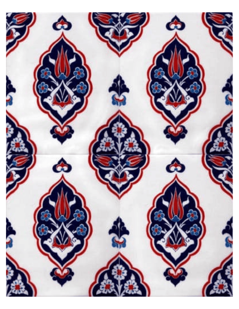 20x25 Çini Seramik Karo – Kütahya Çini Seramik – CK25-001 