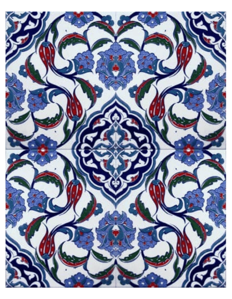 20x25 Çini Seramik Karo – El Yapımı Çini Karo – CK25-003