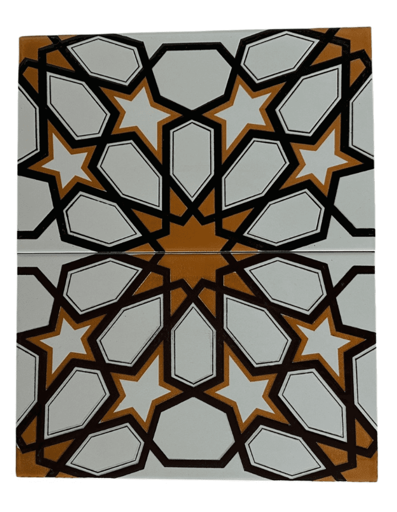 25x40 Çini Seramik Karo – Selçuklu Motifli Karo – CK40-014