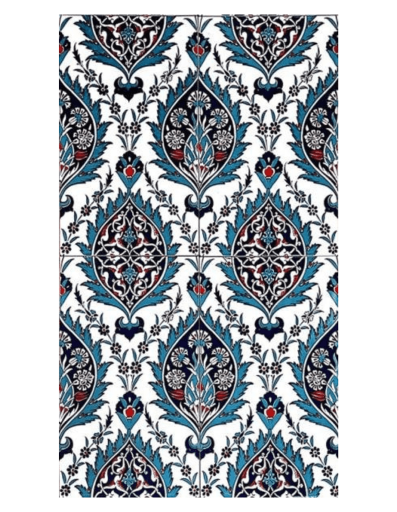 25x40 Çini Seramik Karo – Desenli Karo – CK40-003