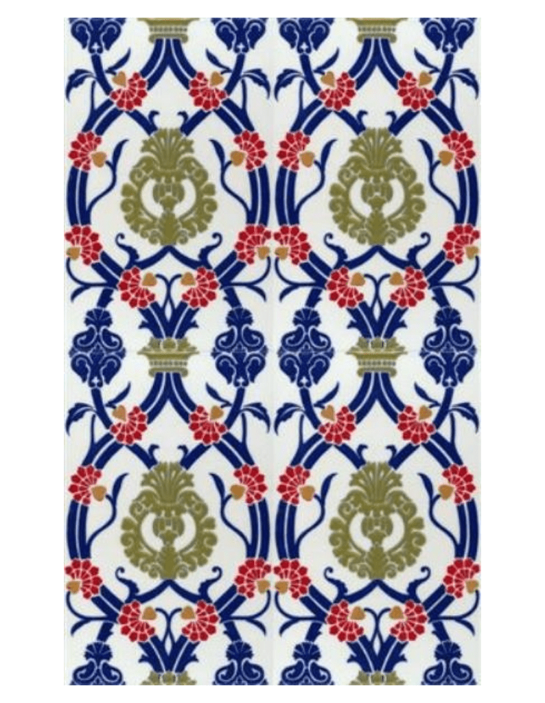 25x40 Çini Seramik Karo – İznik Çini Karo – CK40-004