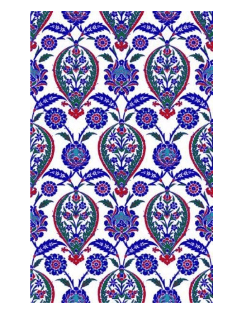 25x40 Çini Seramik Karo – Kütahya Çinisi – CK40-007