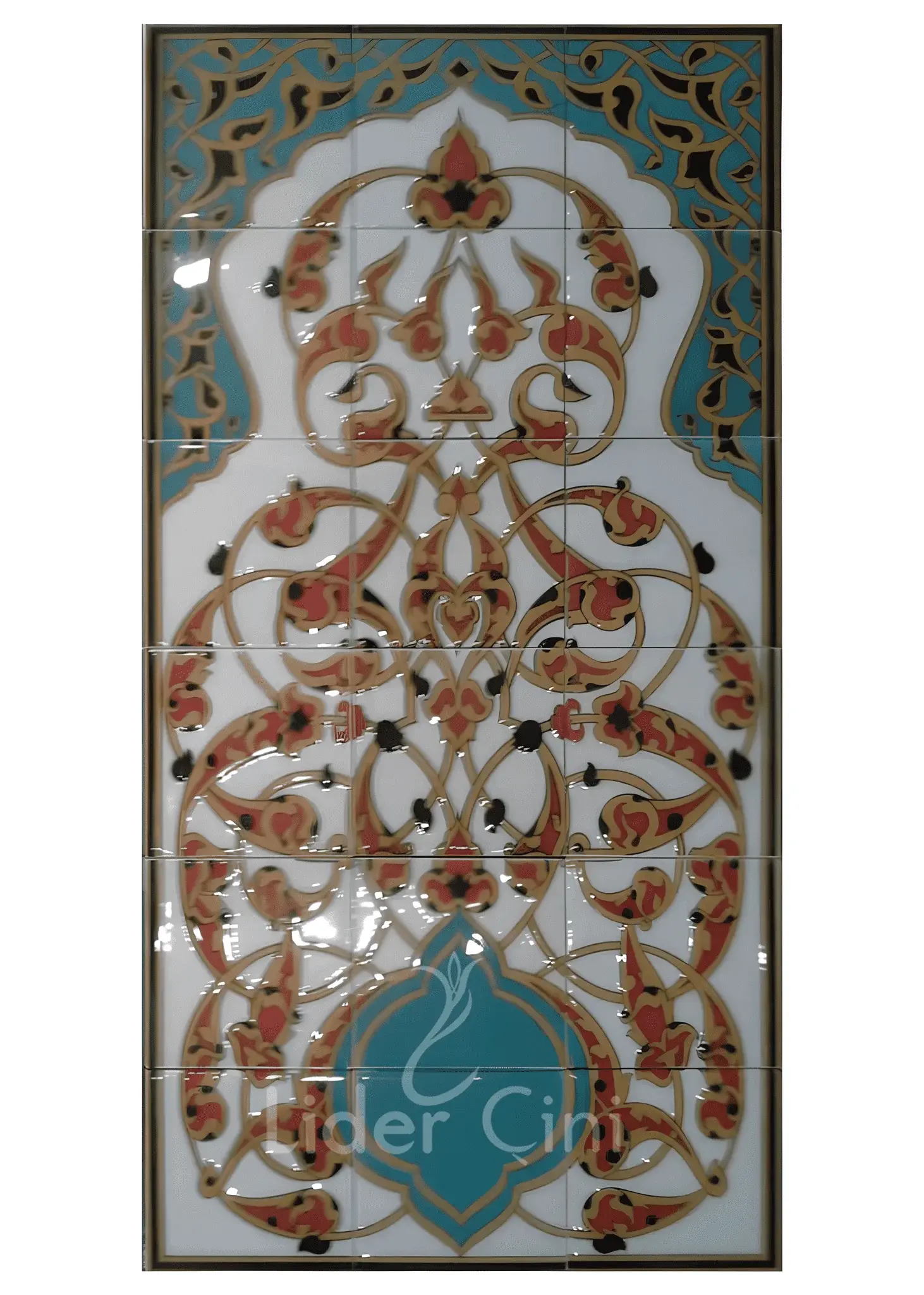 İznik Çini Panoları-Osmanlı Çini Pano-IZP-018
