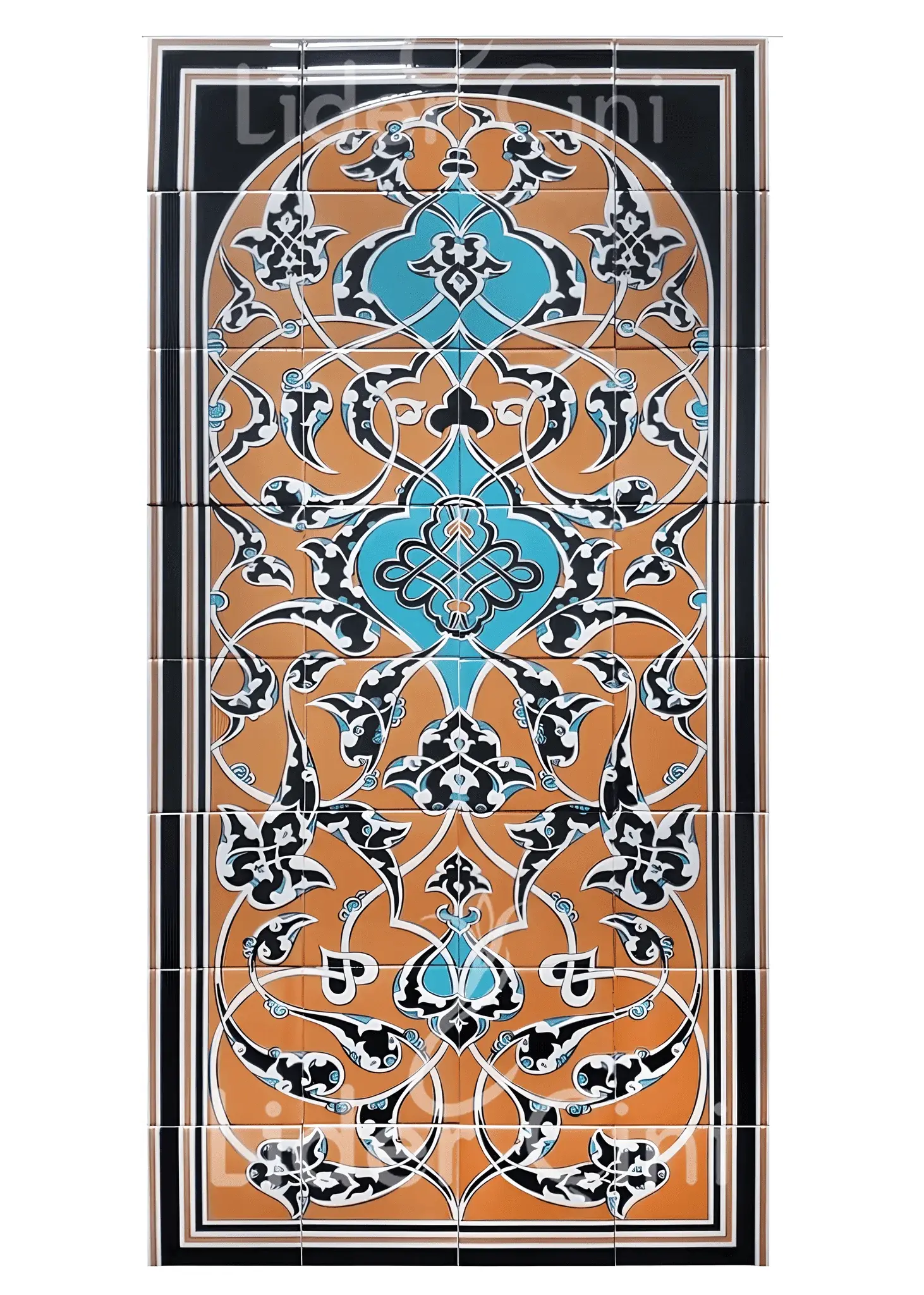 İznik Çini Panoları-Kütahya Çini Pano,-IZP-024