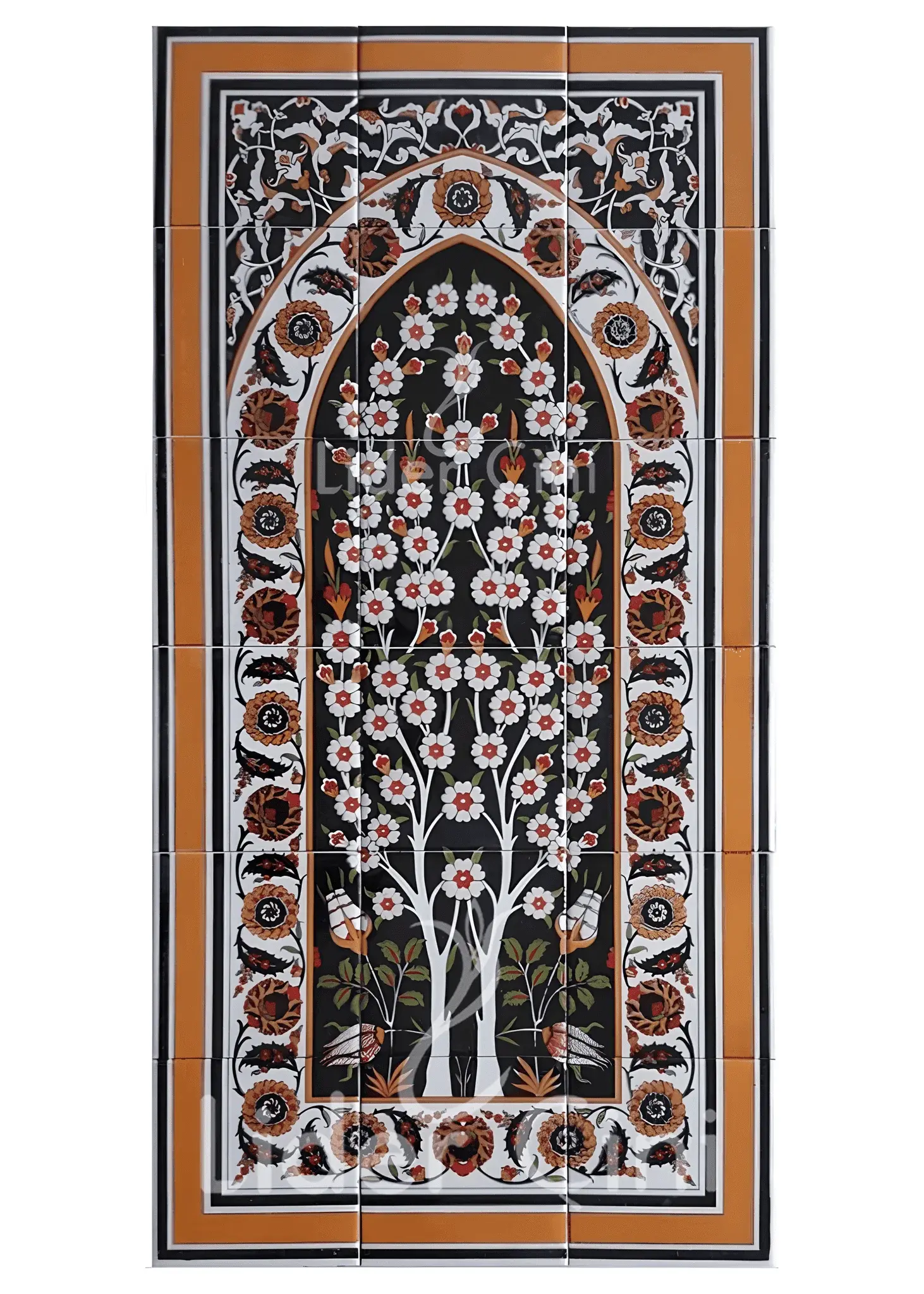 İznik Çini Panoları-Kütahya Çini PanoLarı,-IZP-025
