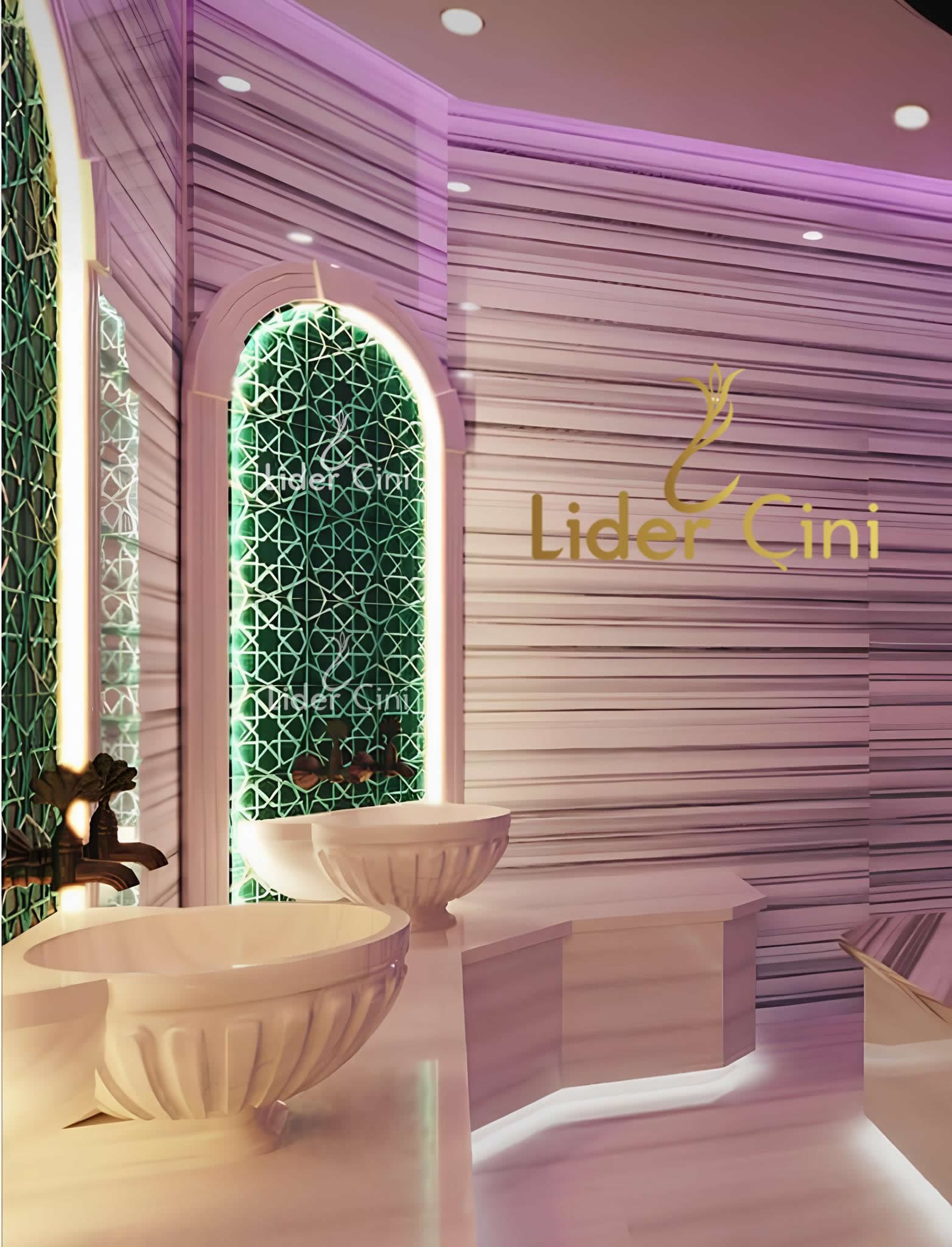 Türk Hamam Çini Panoları-Hamam Mimari Proje-THP-011