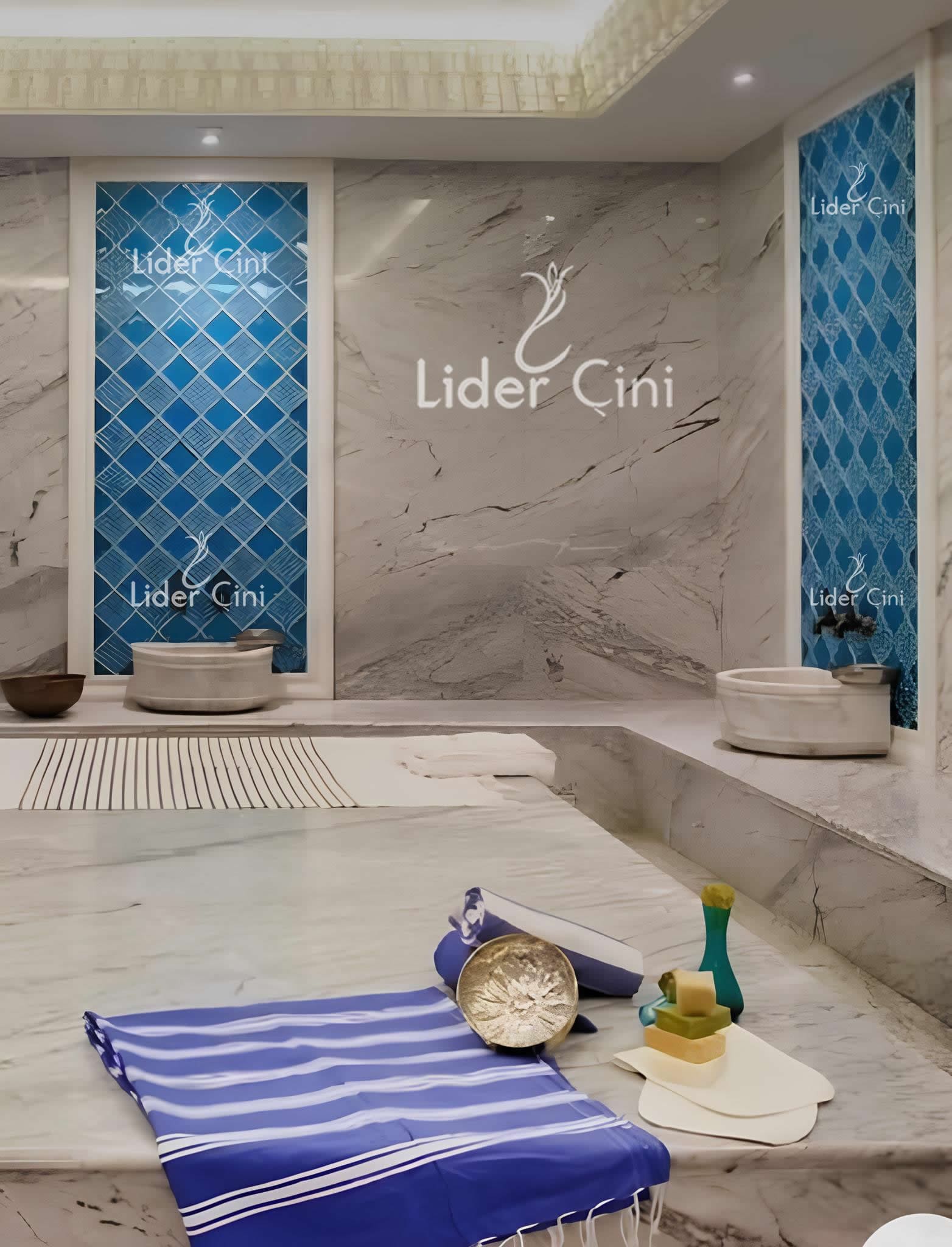 Türk Hamam Çini Panoları-Hamam Seramik-THP-043