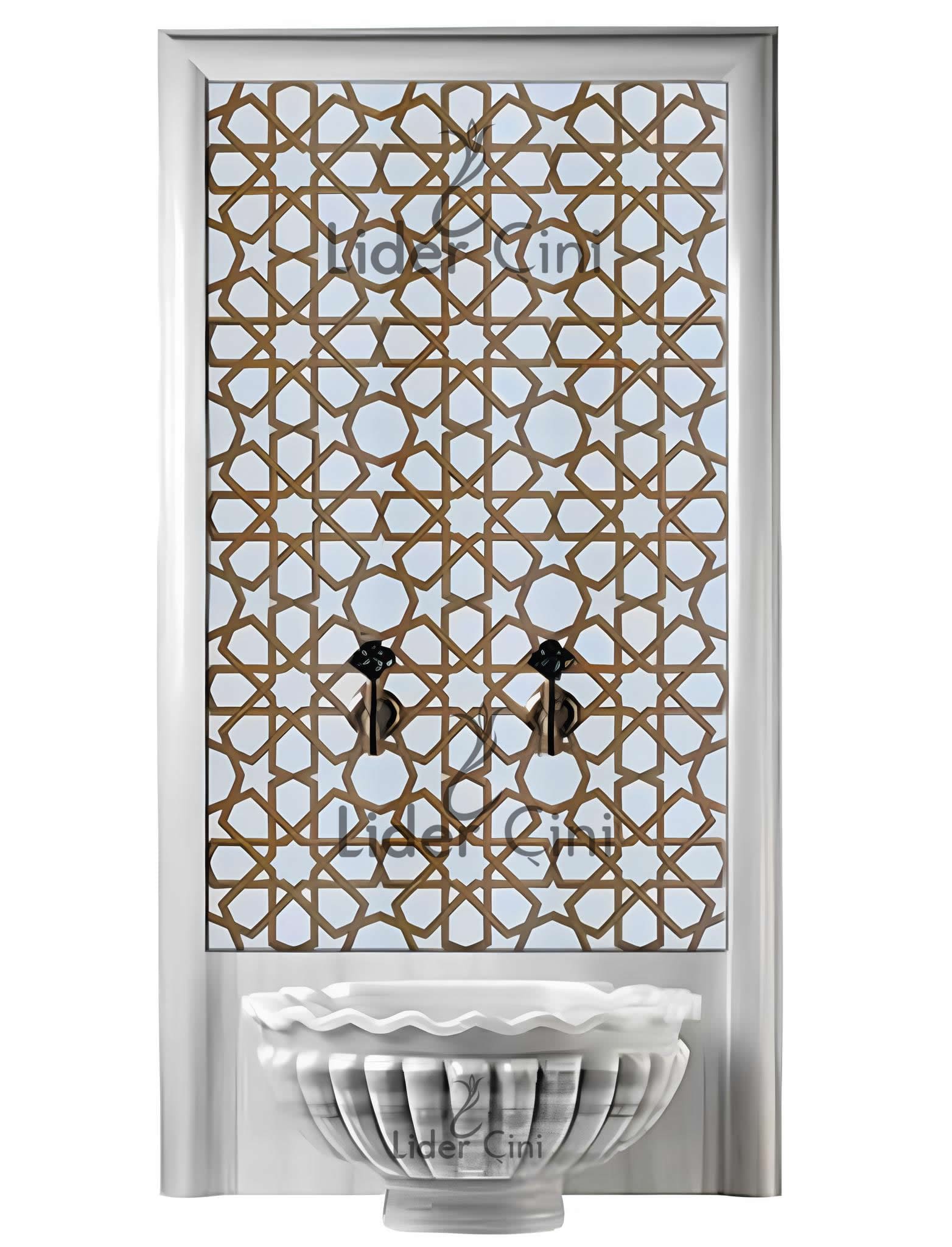 Türk Hamam Çini Panoları-Hamam Seramikleri-THP-046