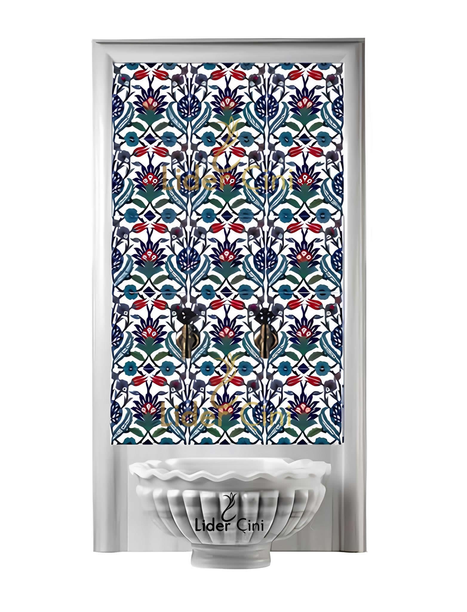 Türk Hamam Çini Panoları-İznik Çini Pano-THP-059