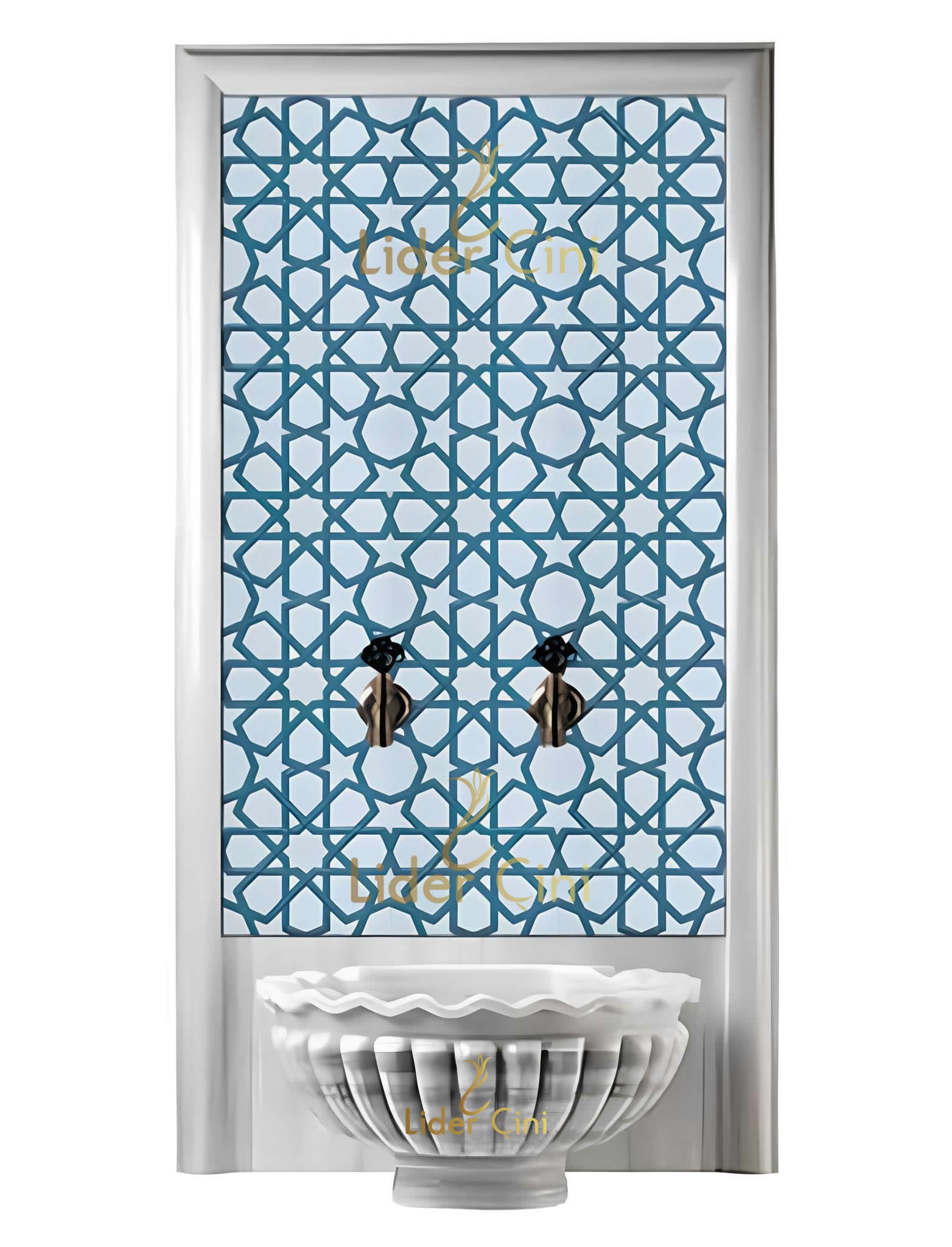 Türk Hamam Çini Panoları-Hamam Dekorasyonu-THP-072