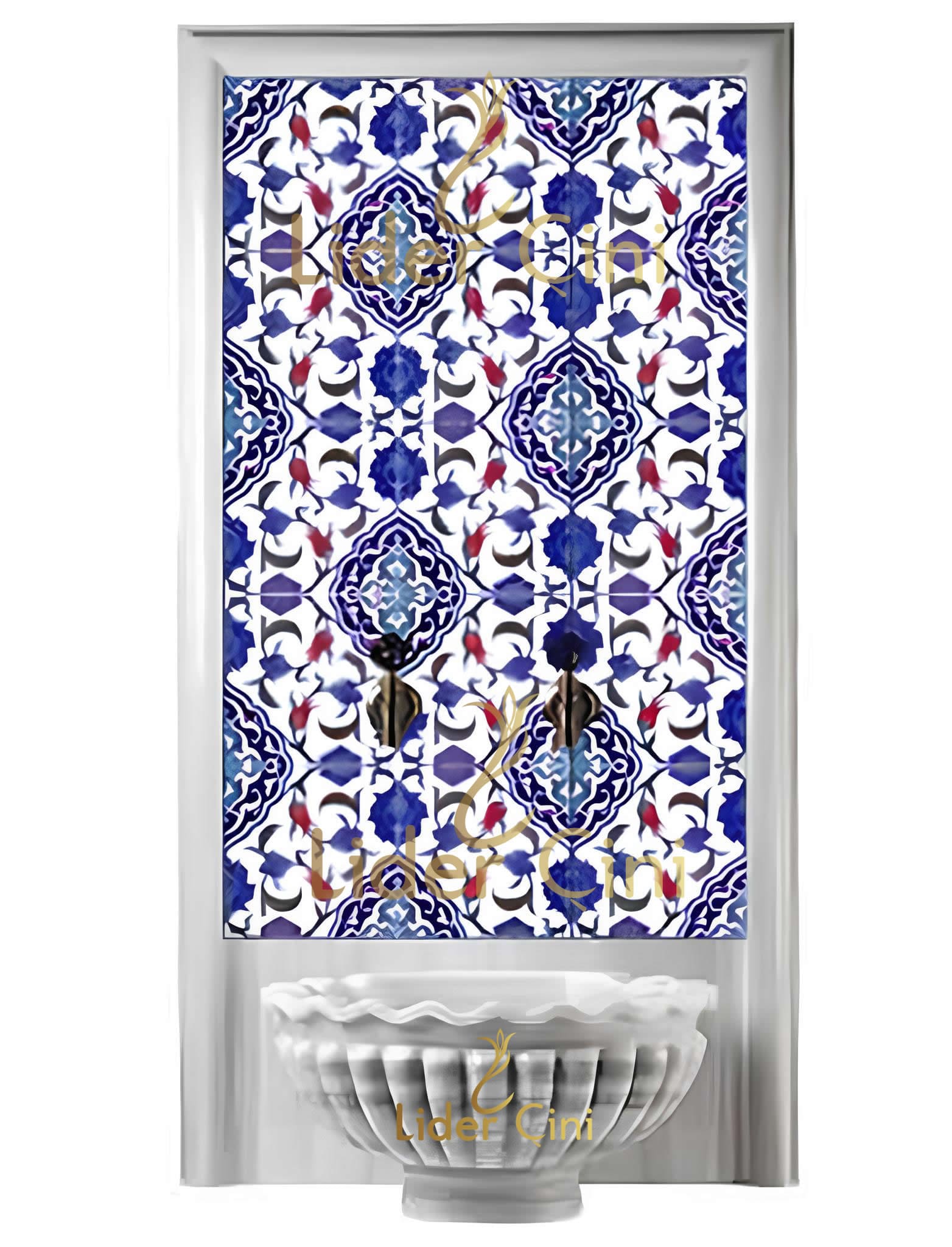 Türk Hamam Çini Panoları-İznik Çini Modelleri-THP-073