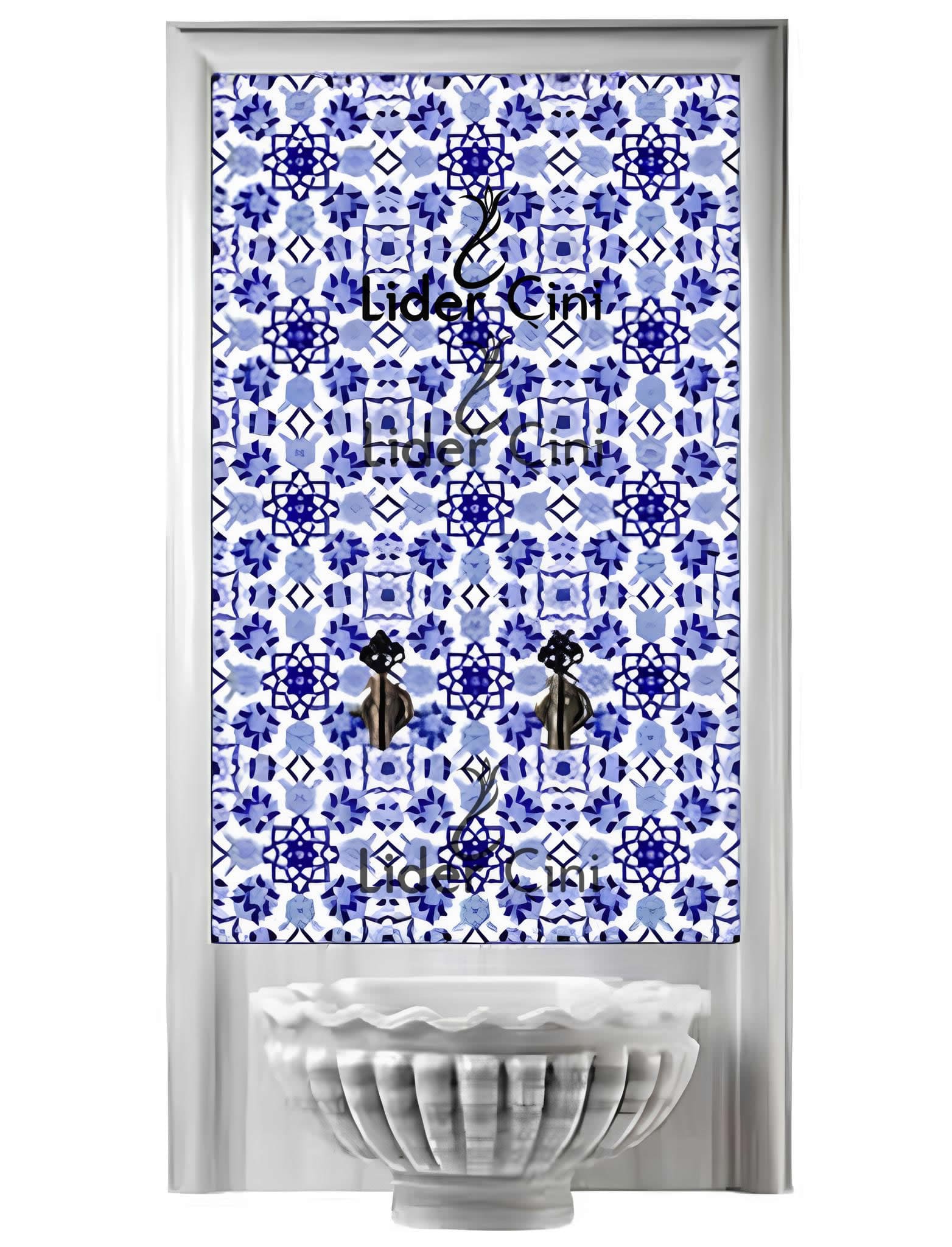 Türk Hamam Çini Panoları-İznik Hamam Çini-THP-078
