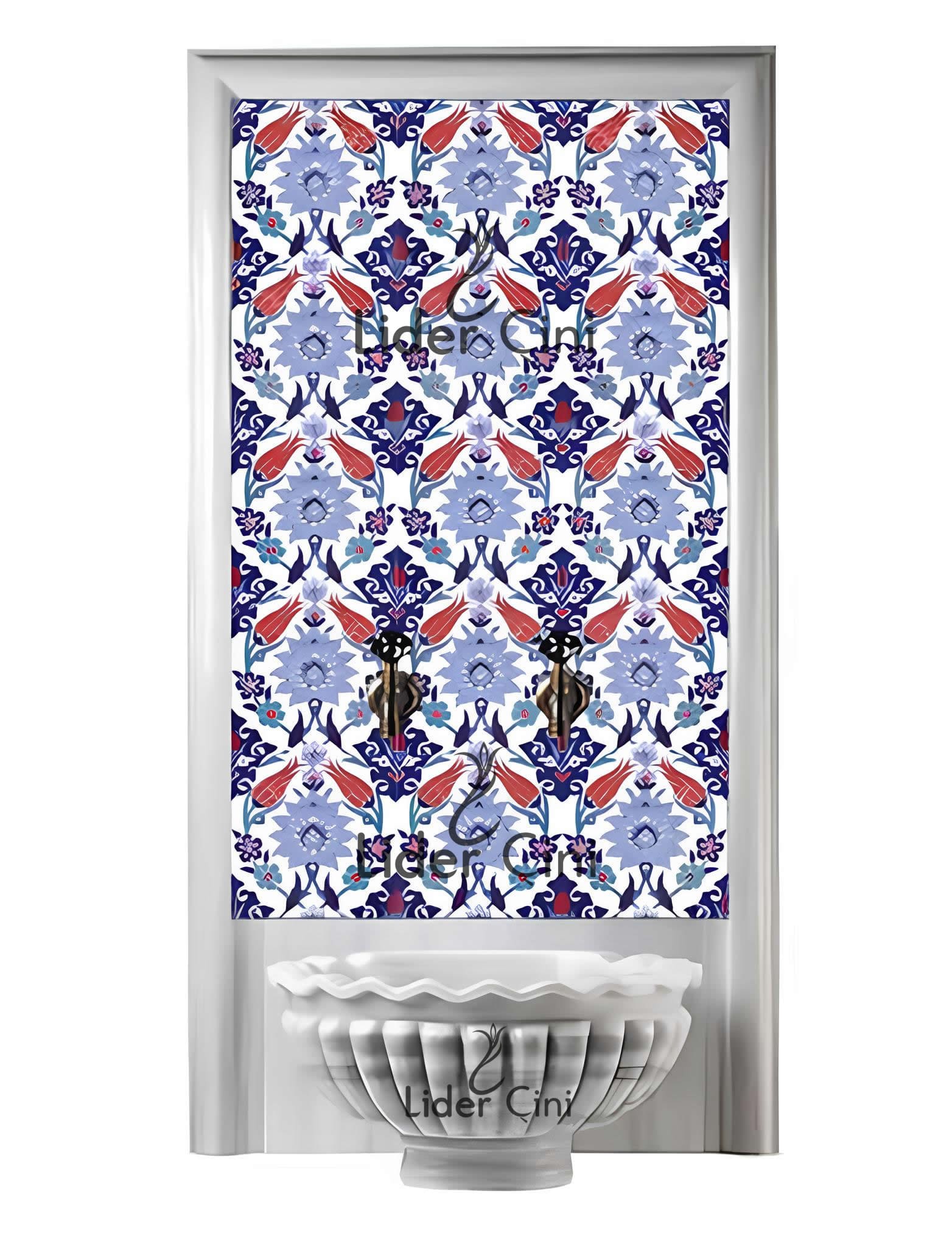 Türk Hamam Çini Panoları-Hamam Çini Modelleri-THP-079