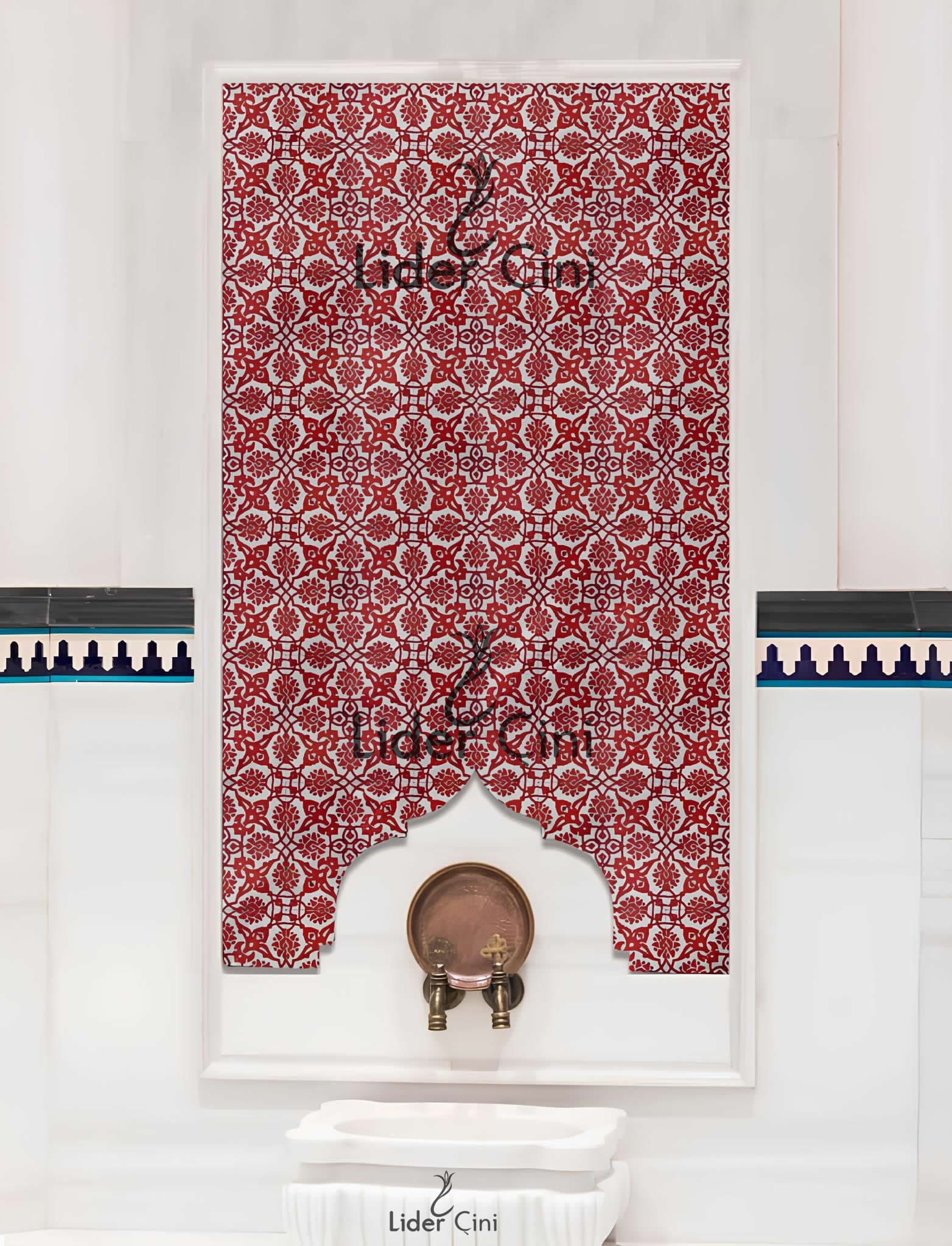 Türk Hamam Çini Panoları-Kütahya Hamam Çini-THP-080