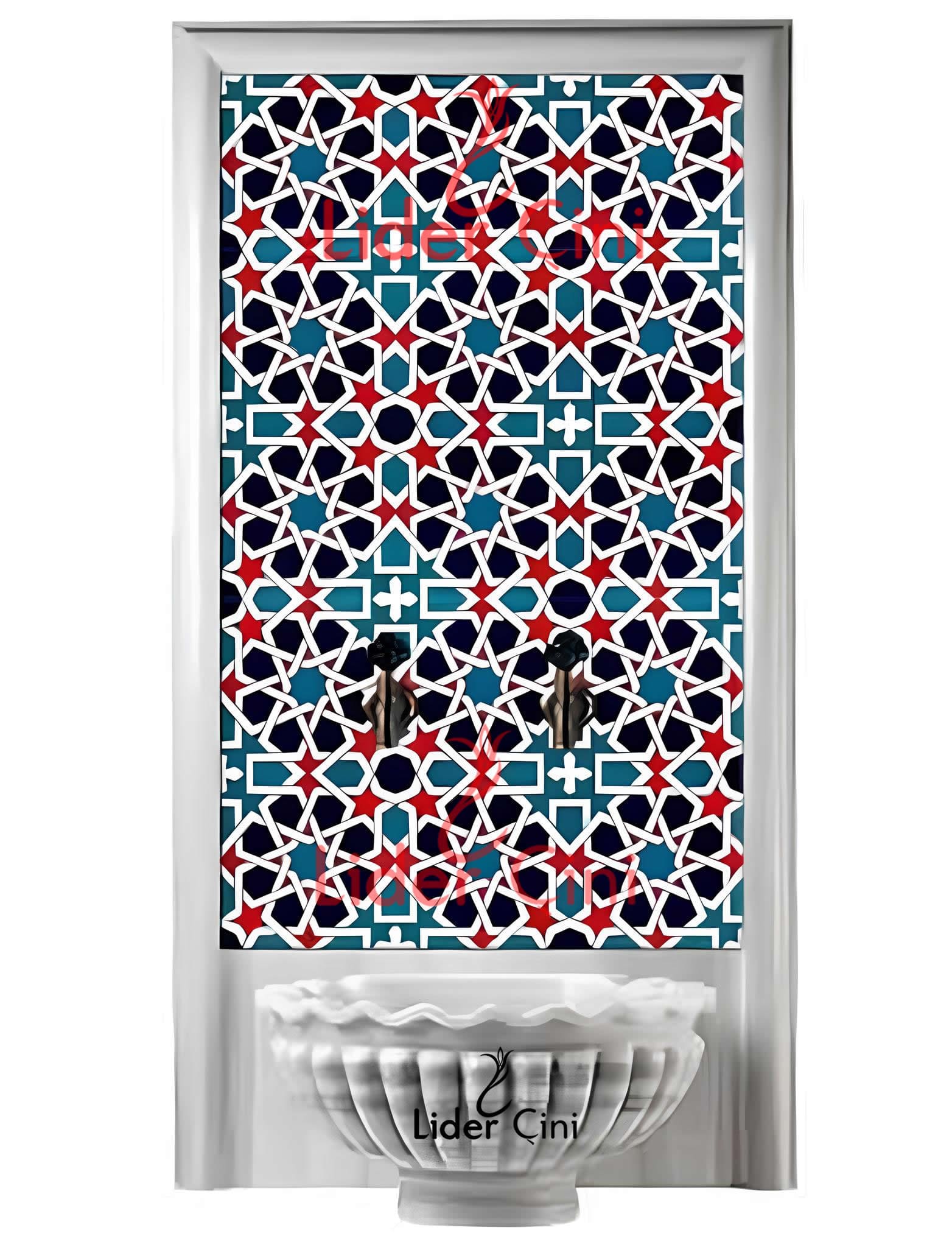 Türk Hamam Çini Panoları-İznik Hamam Çini Modeli-THP-085