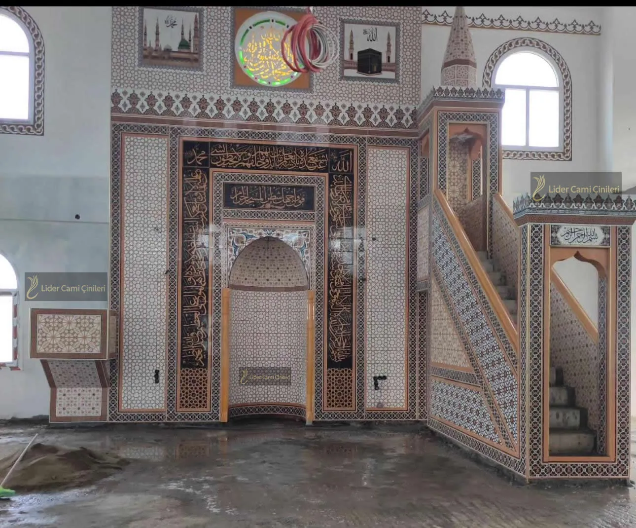 Mihrap Minber Kürsü Modeli – Düz Hatlı – MMK-042
