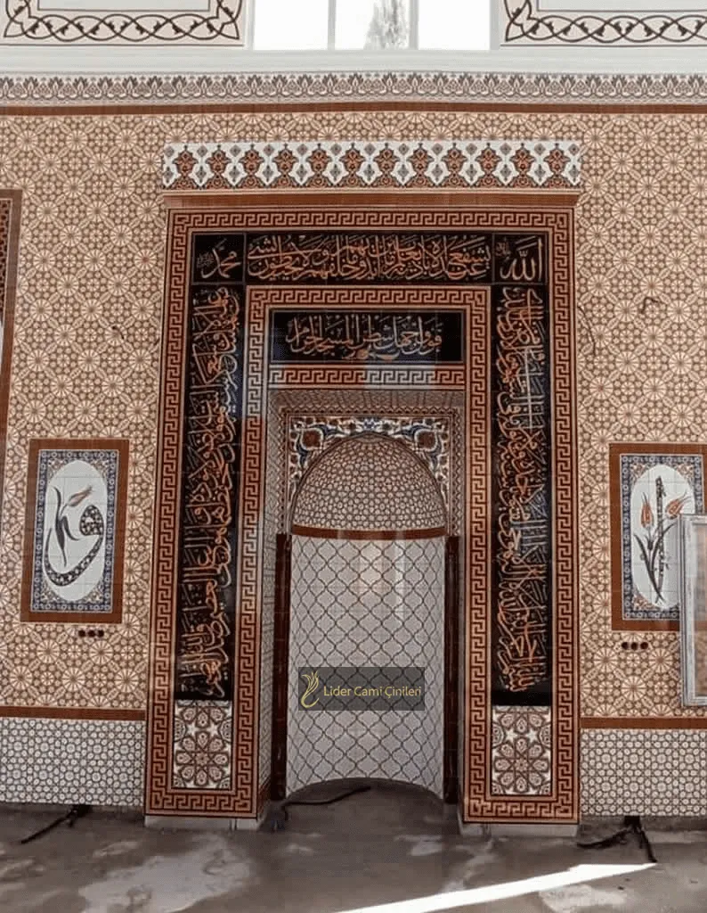 Mihrap – Ahşap Motifli Osmanlı Tarzı Mihrap – MHR-037
