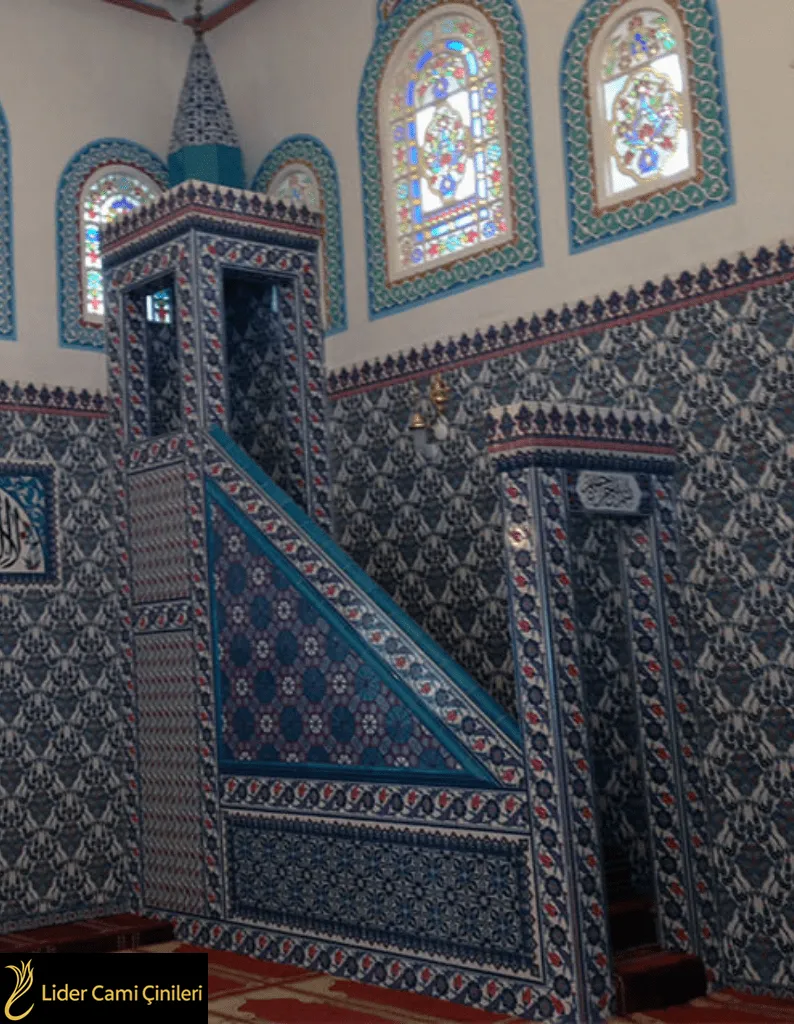 Minber – Camii Mavi Desenli Minber – MNB-013