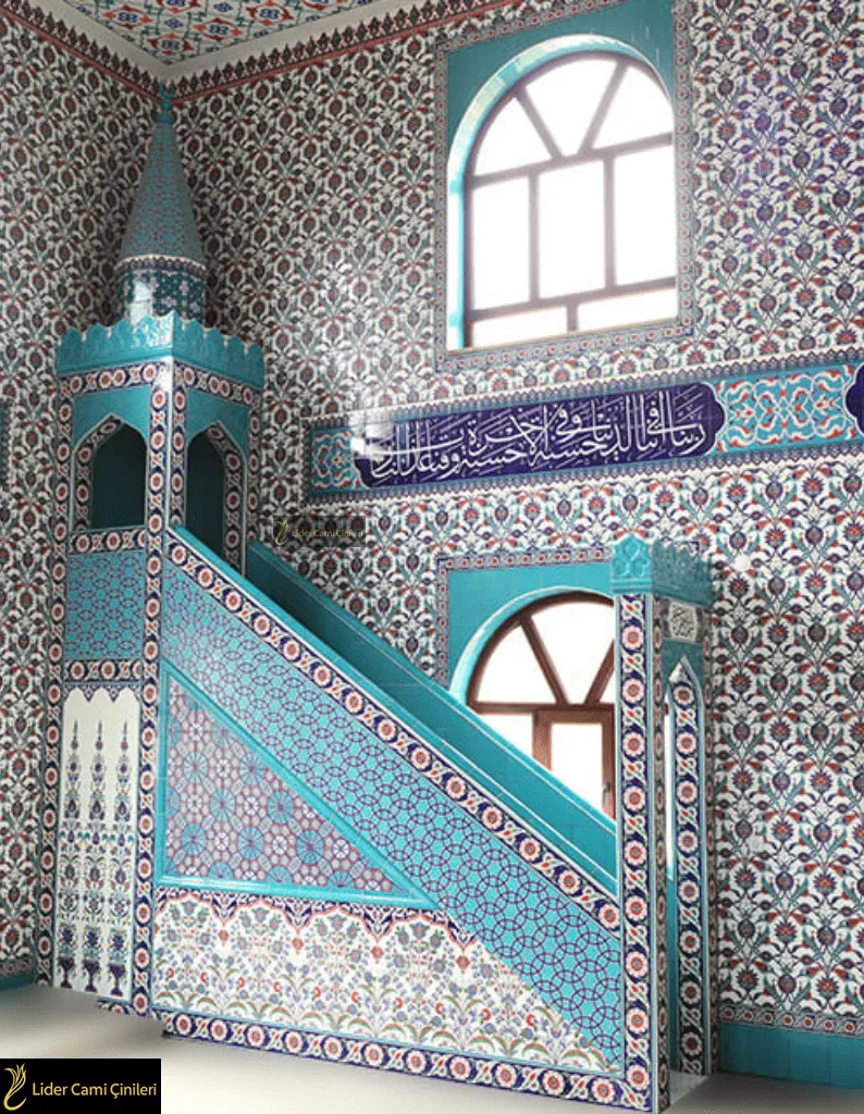 Minber – Geometrik Desenli Minber  – MNB-009